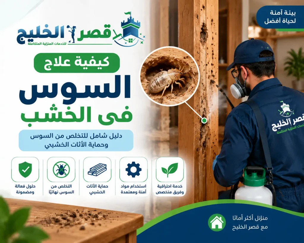كيفية علاج السوس فى الخشب